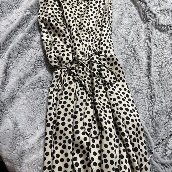 Mango polka dot wrap dress - Picture 3 of 5